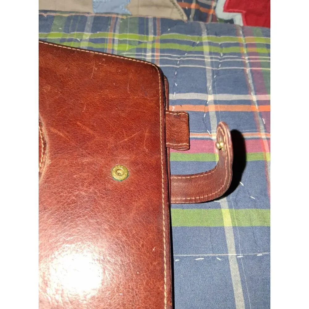 VTG Ghurka Original Collection Leather Agenda Ring Binder Organizer Planner...